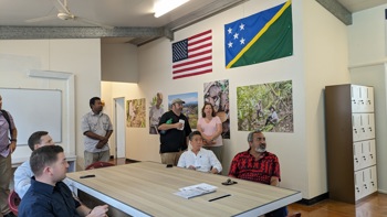 Congressman Ami Bera visits HALO in the Solomon Islands