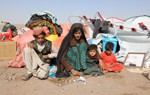 Afghan family affected by severe earthquake