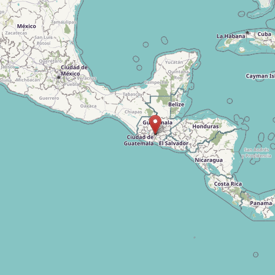 Map of Guatemala