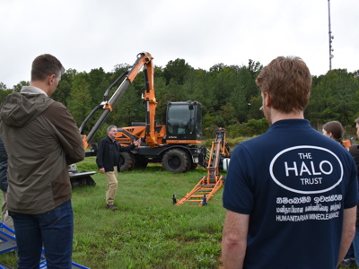 Link to HALO Co-Hosts Visit to See Demining Equipment