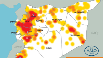 Syrian Civilians Walking Into Minefields