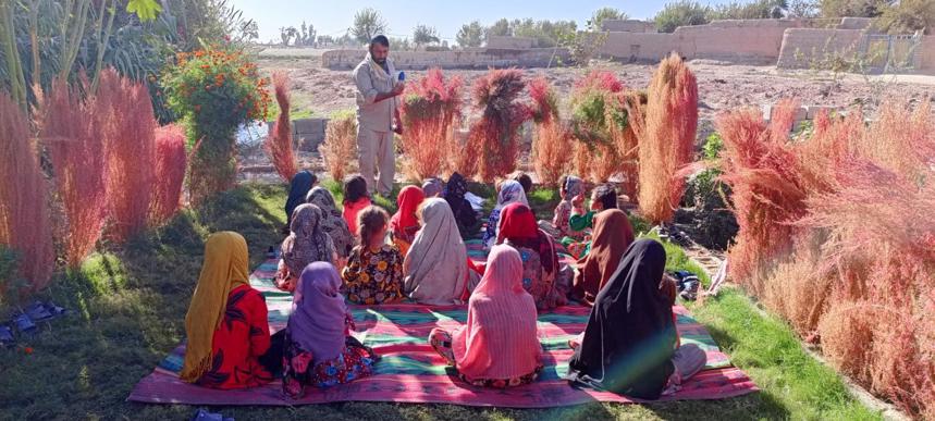  HALO team delivers risk education to girls living in high-risk areas