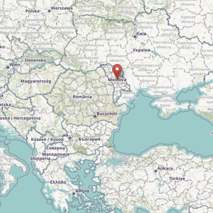 Map of Moldova