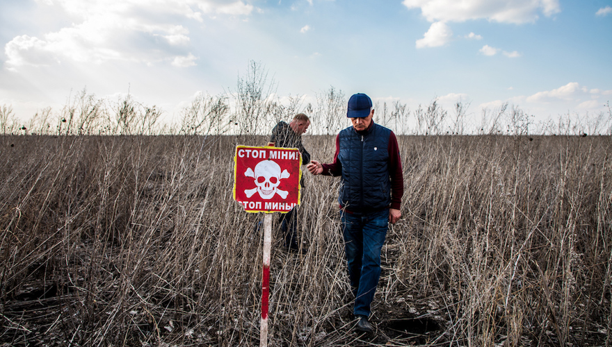 John Deere Supports Critical Landmine Removal