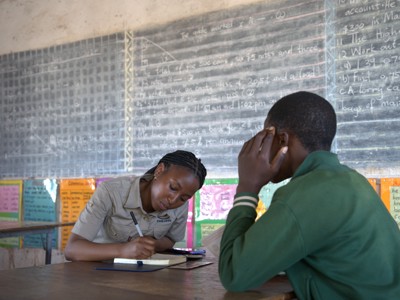 Link to Safe ground brings children back to school in Zimbabwe