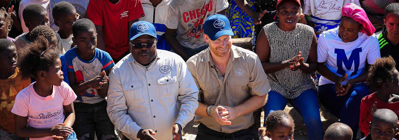 Prince Harry at EORE session